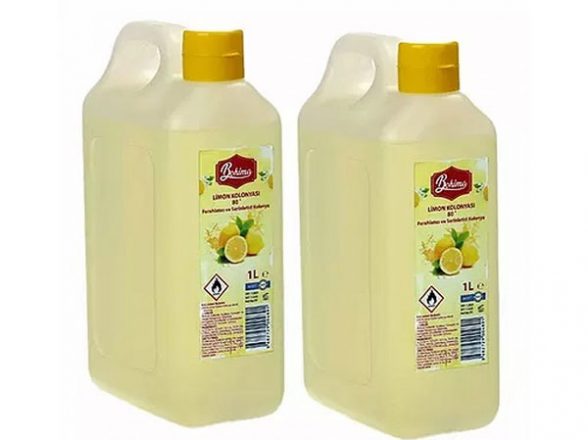 Bohima 80 Derece 1 Litre Limon Kolonyası 2 Adet